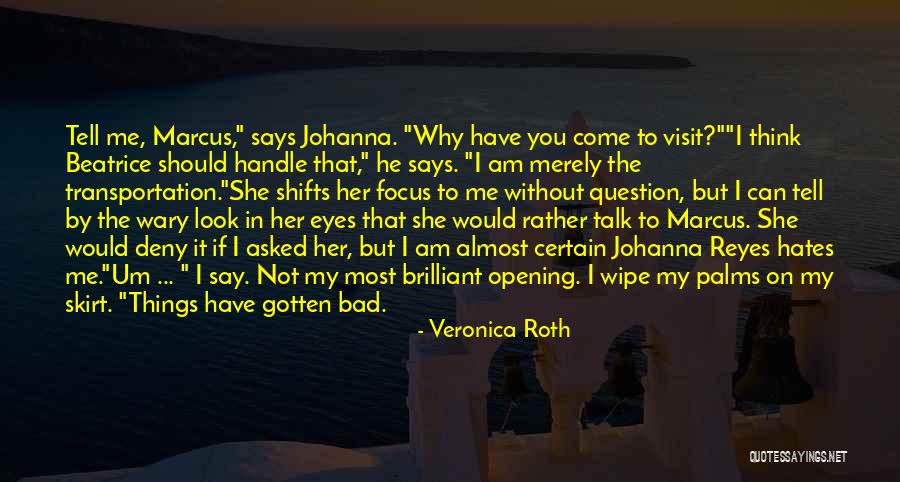 Why She Hates Me Quotes By Veronica Roth Why She Hates Me Quotes By Veronica Roth