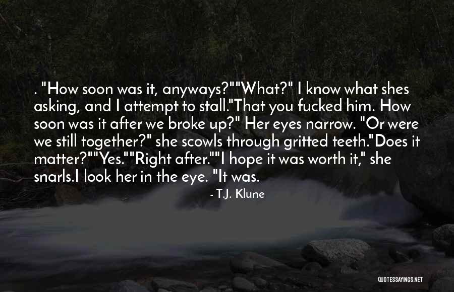 Why Shes Done Quotes By T.J. Klune Why Shes Done Quotes By T.J. Klune