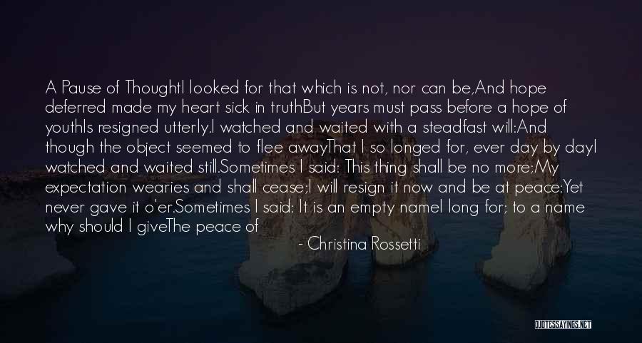 Why Should I Live Quotes By Christina Rossetti