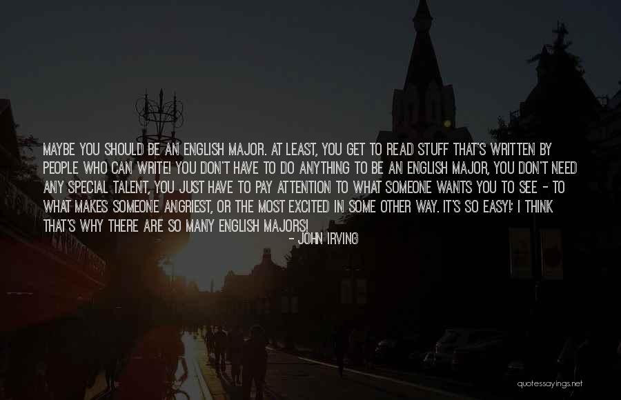 Why Should I Read Quotes By John Irving