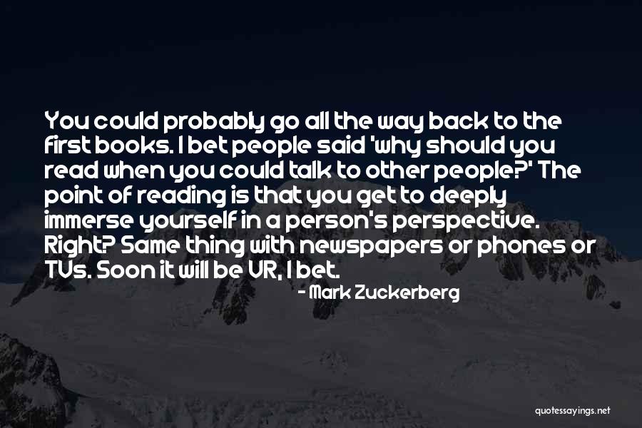 Why Should I Read Quotes By Mark Zuckerberg