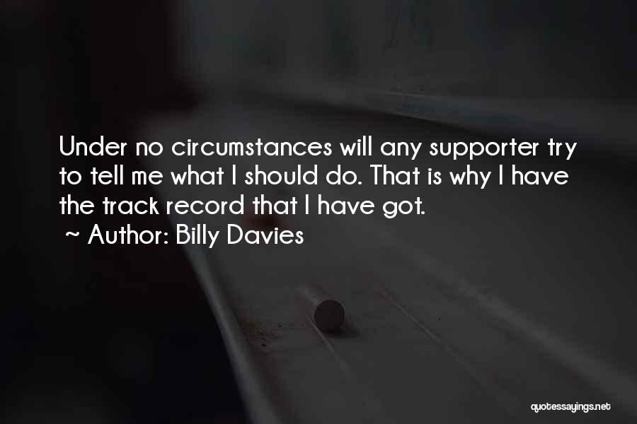 Why Should I Try Quotes By Billy Davies