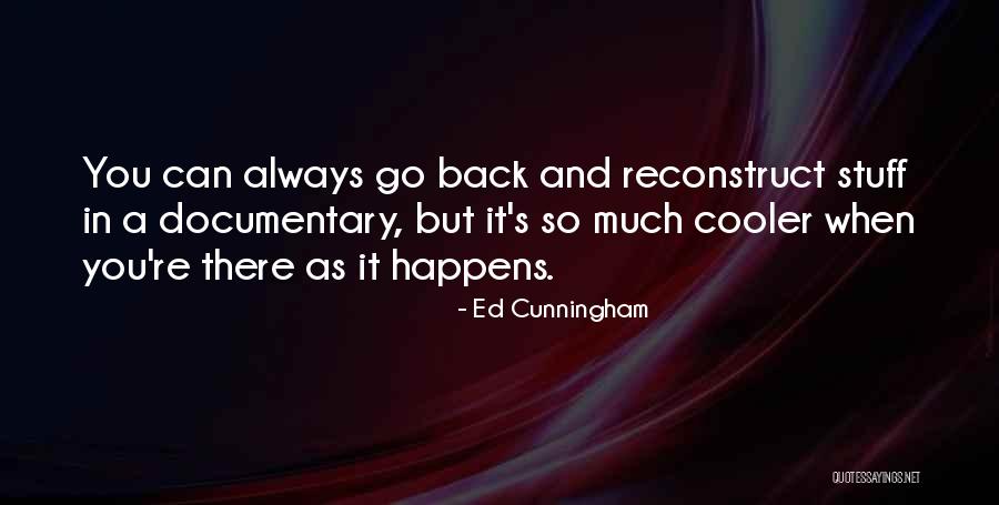 Why Stuff Happens Quotes By Ed Cunningham