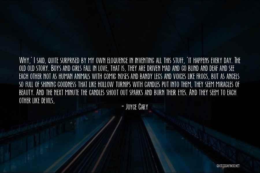 Why Stuff Happens Quotes By Joyce Cary