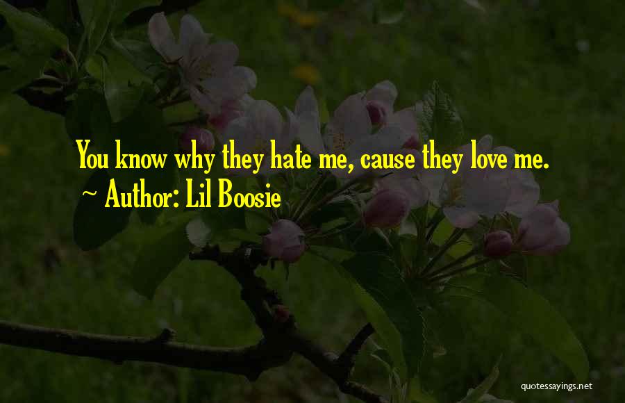 Why They Hate Me Quotes By Lil Boosie