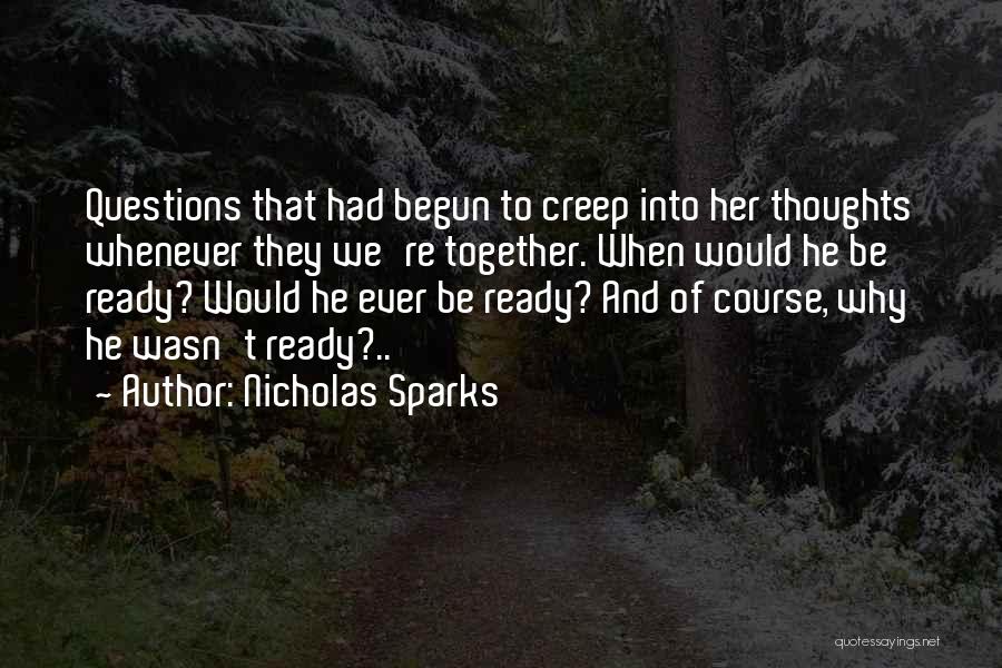 Why Trust Quotes By Nicholas Sparks