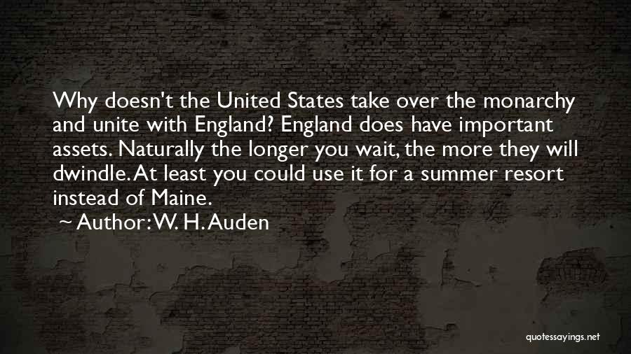 Why Wait Quotes By W. H. Auden