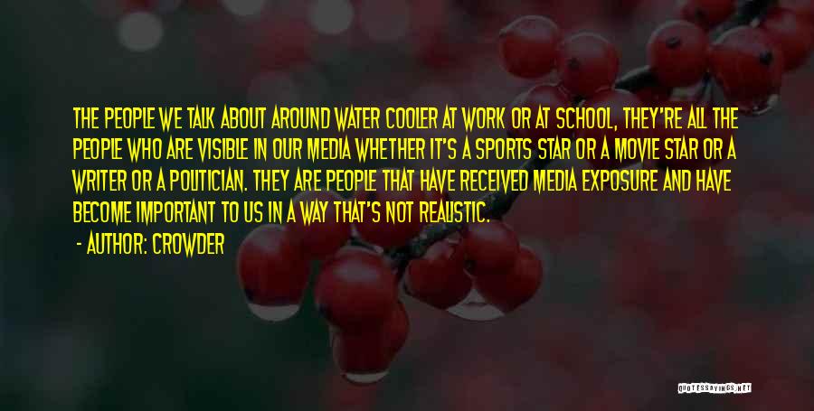 Why Water Is Important Quotes By Crowder