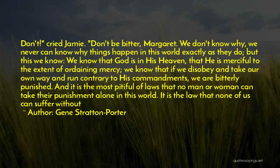 Why We Run Quotes By Gene Stratton-Porter