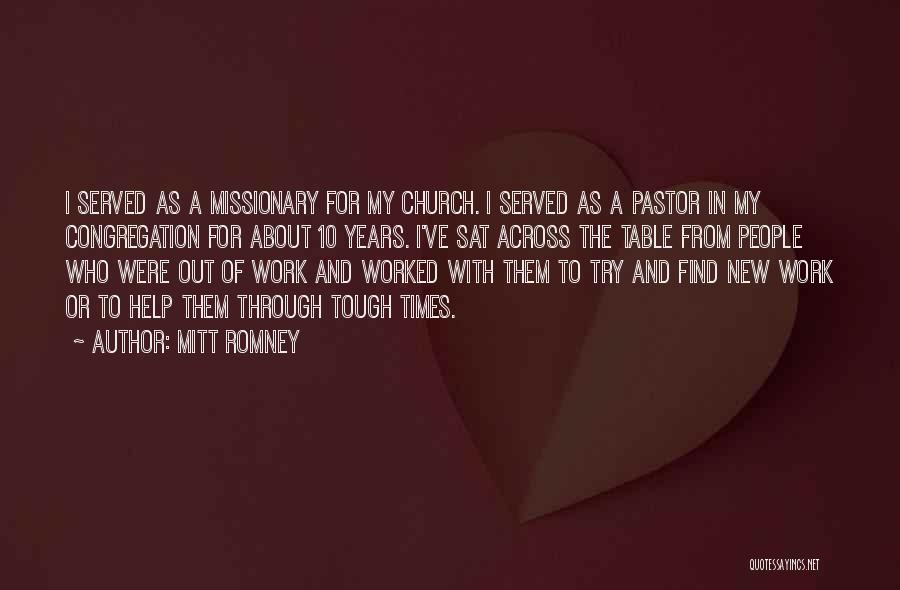 Why We Should Go To Church Quotes By Mitt Romney