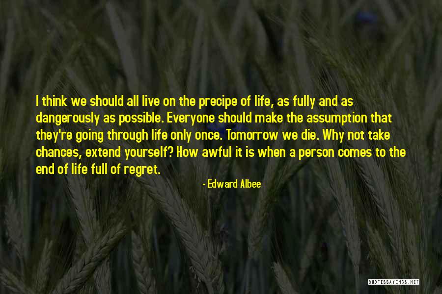 Why We Should Live Quotes By Edward Albee Why We Should Live Quotes By Edward Albee