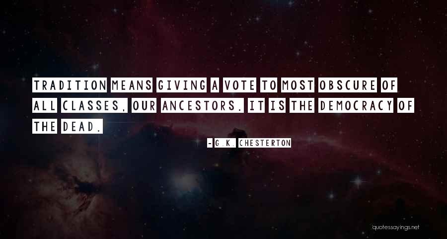 Why We Should Vote Quotes By G.K. Chesterton