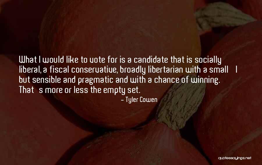 Why We Should Vote Quotes By Tyler Cowen