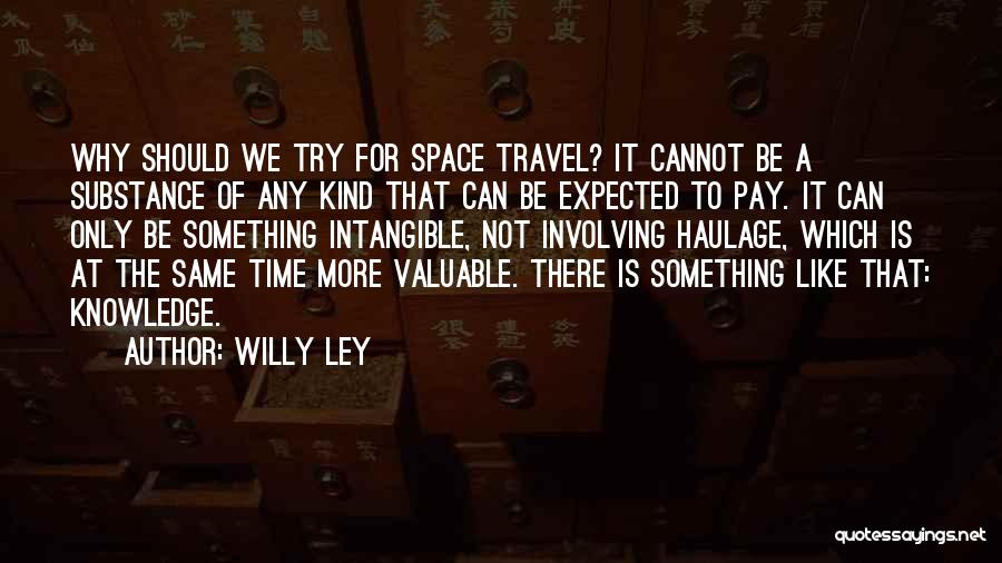 Why We Travel Quotes By Willy Ley