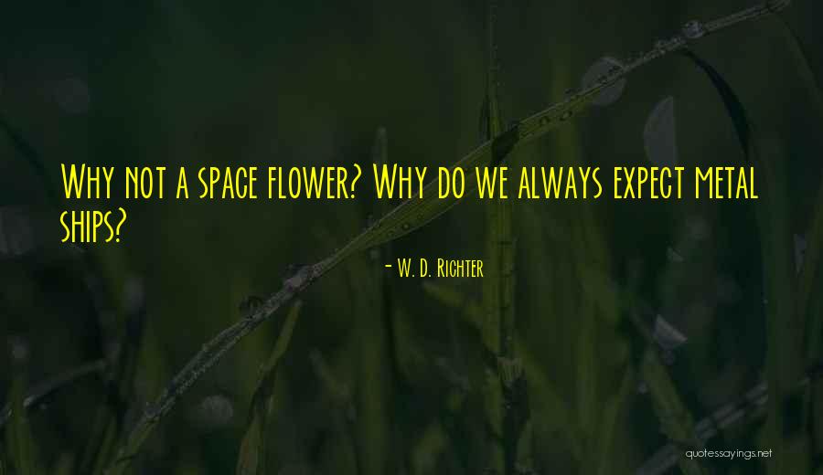 Why Why Not Quotes By W. D. Richter