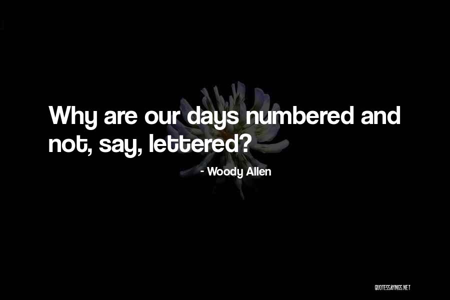 Why Why Not Quotes By Woody Allen