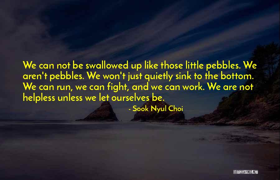 Why Won't You Fight For Me Quotes By Sook Nyul Choi