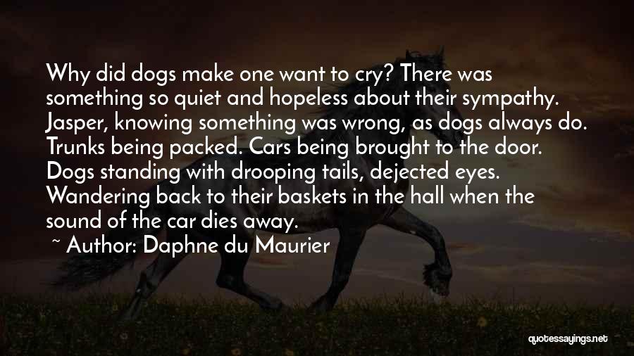 Why You Always Make Me Cry Quotes By Daphne Du Maurier