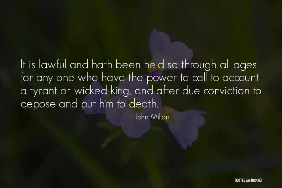 Wicked King Quotes By John Milton Wicked King Quotes By John Milton