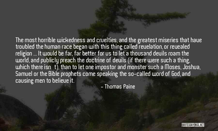 Wickedness Bible Quotes By Thomas Paine Wickedness Bible Quotes By Thomas Paine