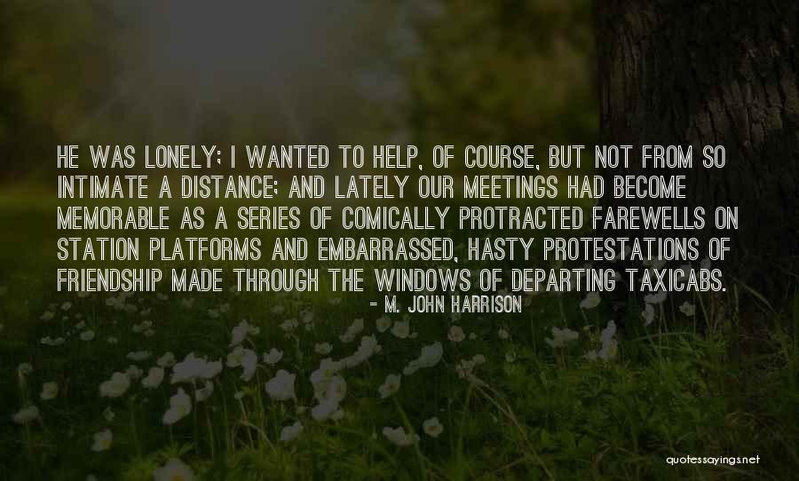 Wicking Material Quotes By M. John Harrison Wicking Material Quotes By M. John Harrison