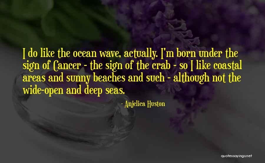 Wide Ocean Quotes By Anjelica Huston Wide Ocean Quotes By Anjelica Huston