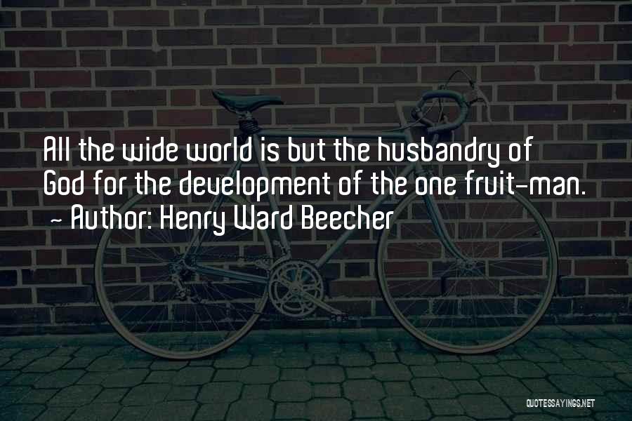 Wide World Quotes By Henry Ward Beecher