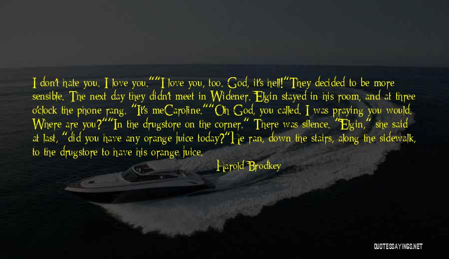 Widener Quotes By Harold Brodkey Widener Quotes By Harold Brodkey