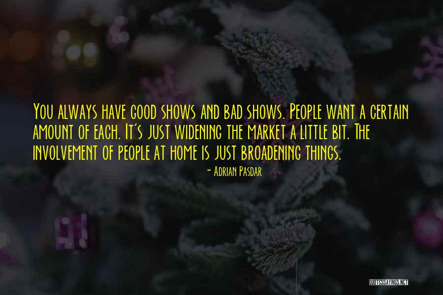 Widening Quotes By Adrian Pasdar Widening Quotes By Adrian Pasdar