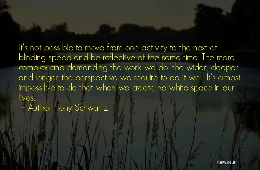 Wider Perspective Quotes By Tony Schwartz