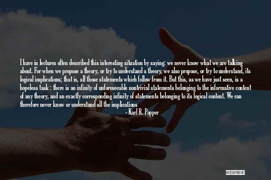 Widerbergs Quotes By Karl R. Popper Widerbergs Quotes By Karl R. Popper