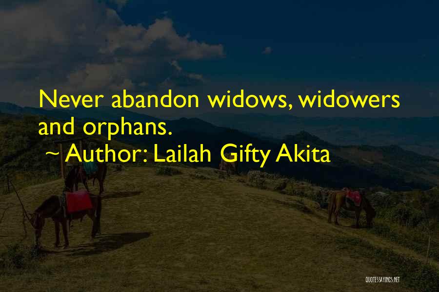 Widowers Quotes By Lailah Gifty Akita