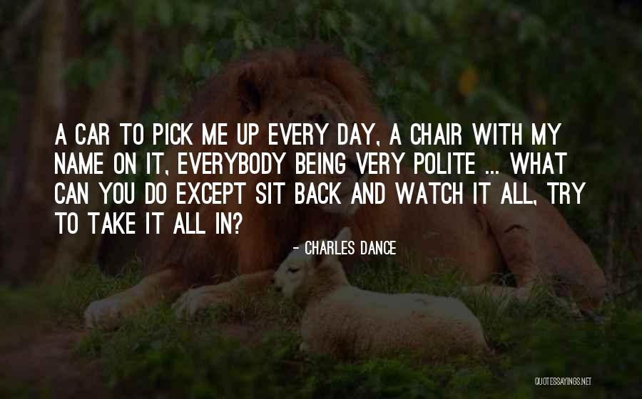 Wiechecs Buffalo Quotes By Charles Dance Wiechecs Buffalo Quotes By Charles Dance