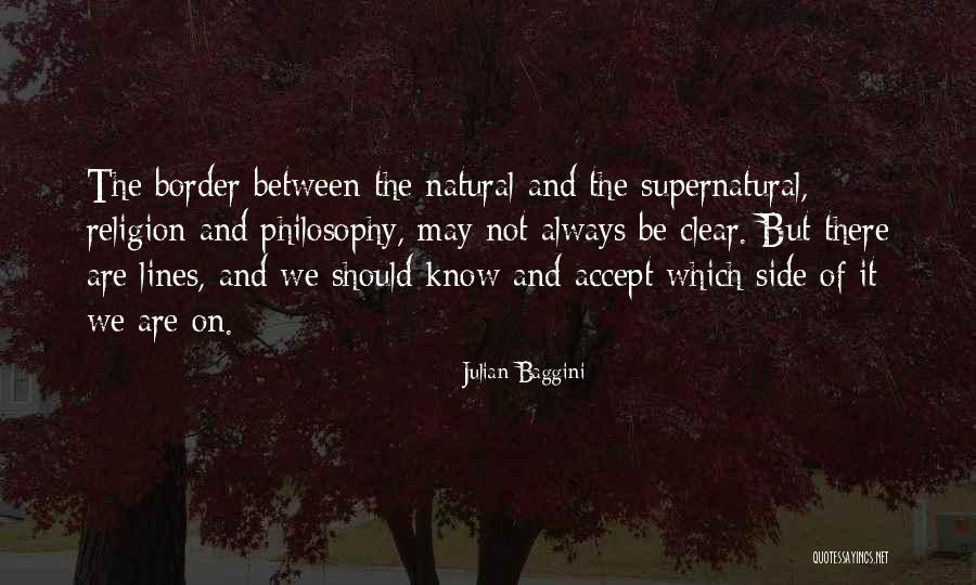 Wiemeyer Ecological Services Quotes By Julian Baggini