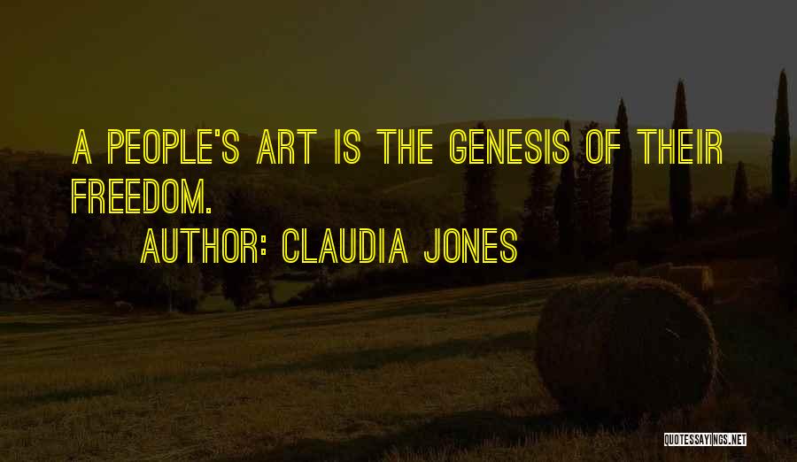 Wiens Law Quotes By Claudia Jones