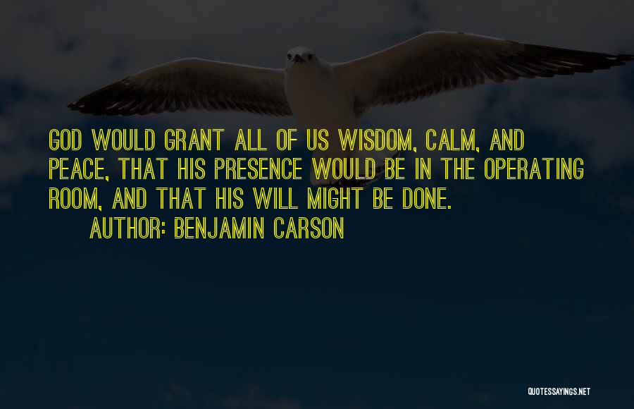 Wieringa Obituary Quotes By Benjamin Carson