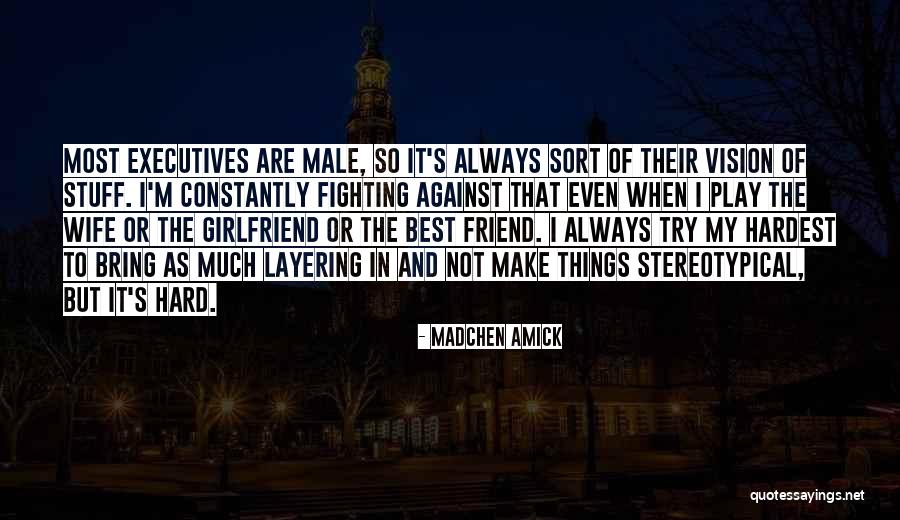 Wife Get Well Soon Quotes By Madchen Amick Wife Get Well Soon Quotes By Madchen Amick