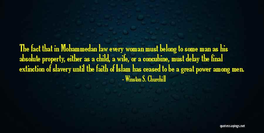 Wife In Islam Quotes By Winston S. Churchill