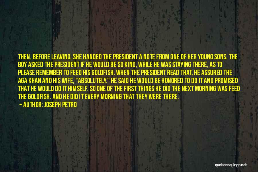 Wife Leaving You Quotes By Joseph Petro