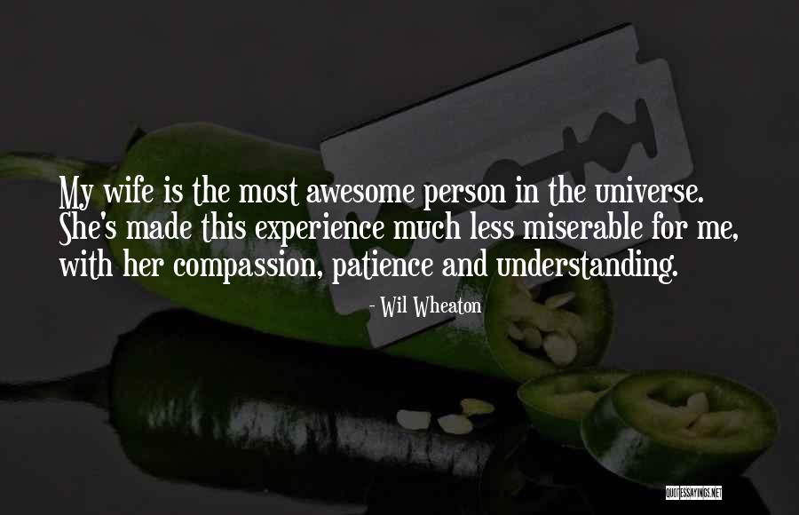 Wife Less Quotes By Wil Wheaton Wife Less Quotes By Wil Wheaton