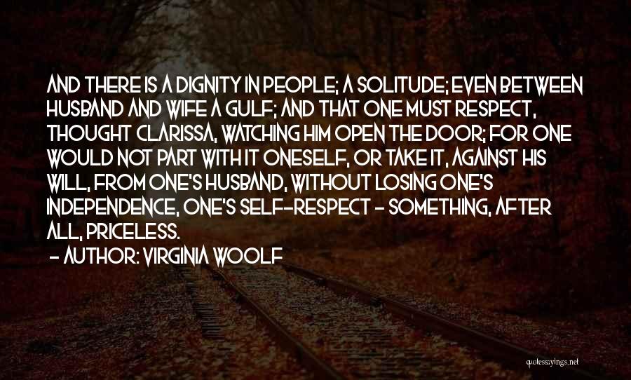 Wife Respect Quotes By Virginia Woolf