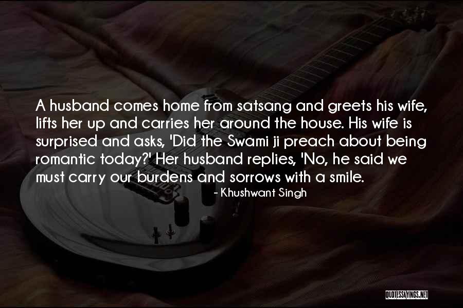 Wife Smile Quotes By Khushwant Singh