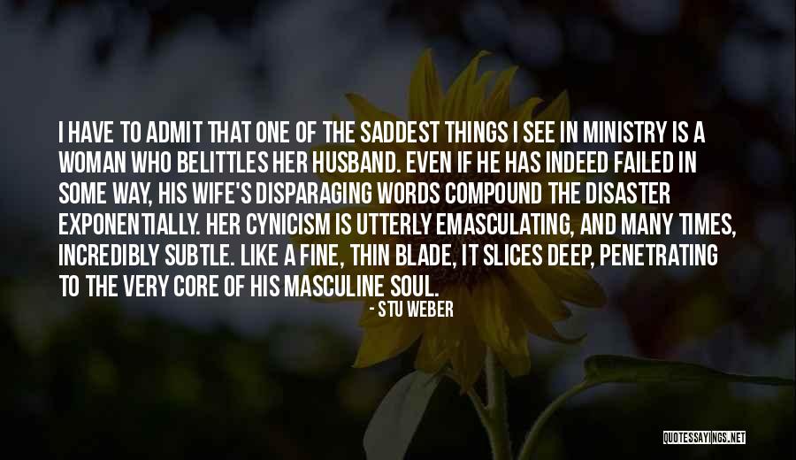 Wife To Her Husband Quotes By Stu Weber