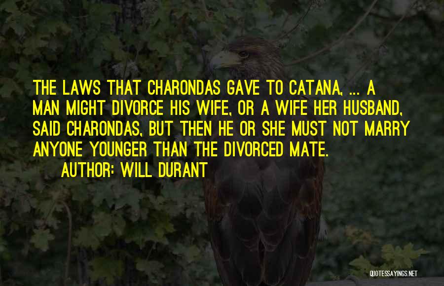 Wife To Her Husband Quotes By Will Durant