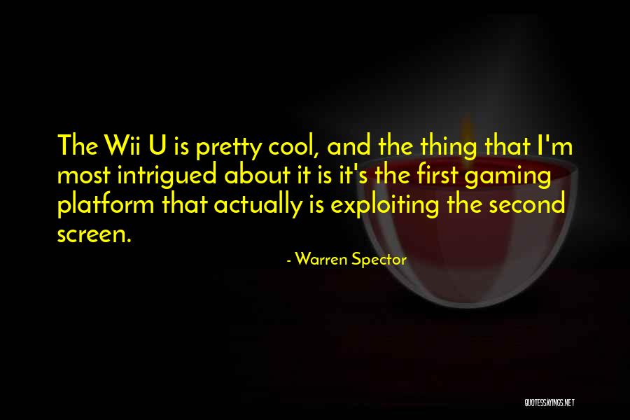 Wii Quotes By Warren Spector