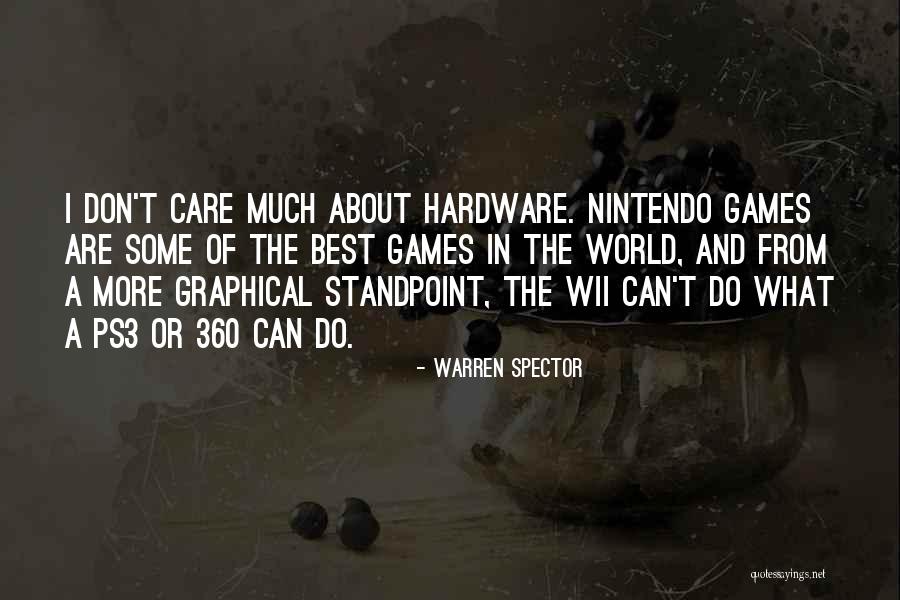 Wii Quotes By Warren Spector