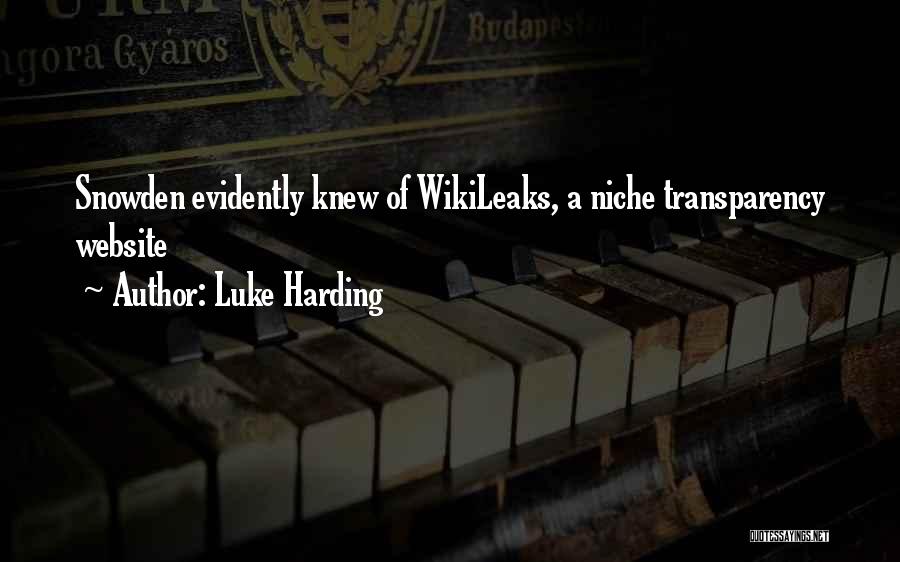 Wikileaks Quotes By Luke Harding