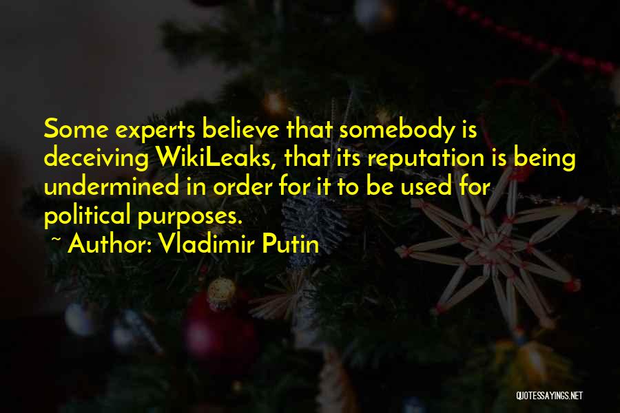 Wikileaks Quotes By Vladimir Putin