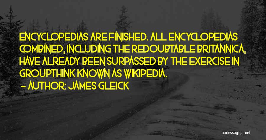 Wikipedia Quotes By James Gleick