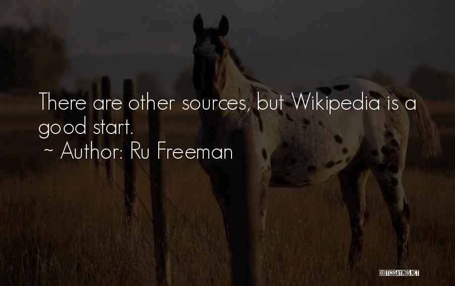 Wikipedia Quotes By Ru Freeman